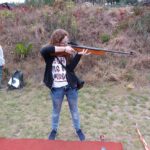 Zawody strzeleckie gimnajzalistów z powiatu górowskiego zawodnik 3